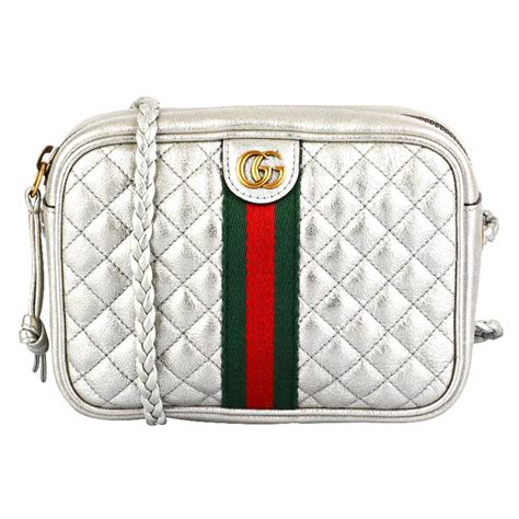 gucci silver crossbody